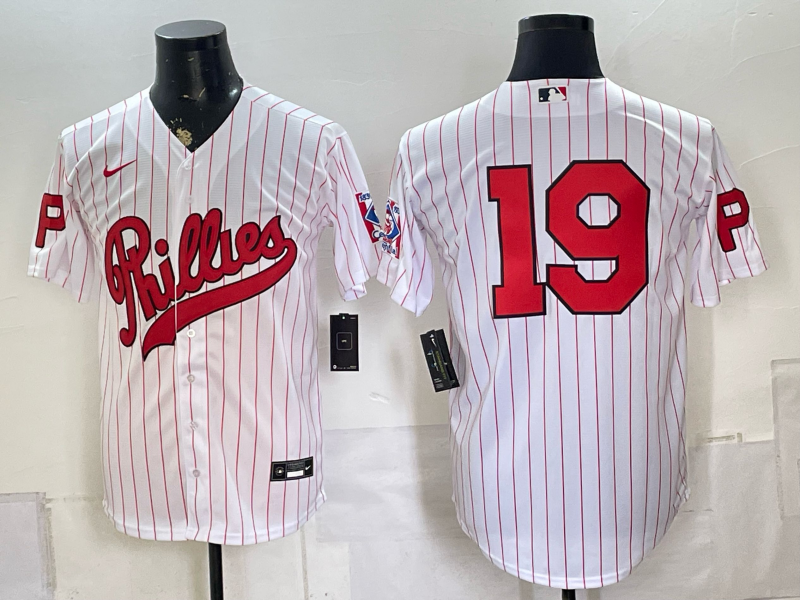 Men 2026 Philadelphia Phillies #19  white Game Nike MLB Jersey 080600